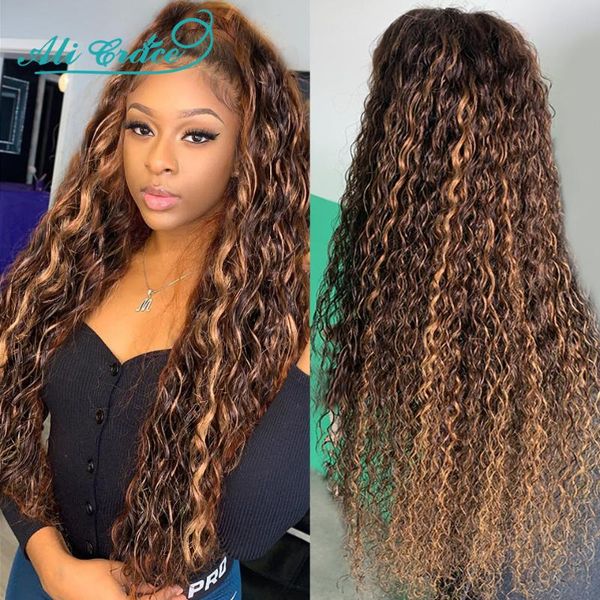 lace wigs ali grace highlight brown omber water wave front human hair 13x4 brazilian for women, Black;brown
lace wigs ali grace highlight brown omber water wave front human hair 13x4 brazilian for women, Black;brown