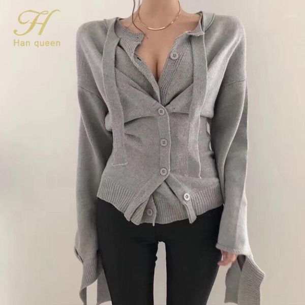 h han queen autumn winter basic knit cardigan sweater women's casual female cardigans korean lady jumpers bottoming sweaters new1, White
h han queen autumn winter basic knit cardigan sweater women's casual female cardigans korean lady jumpers bottoming sweaters new1, White