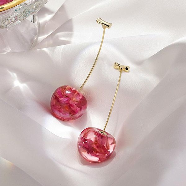 stud summer earring long sweet fruit cherry cute drop bohemian earrings leather fashion for women 2021 statement, Golden;silver
stud summer earring long sweet fruit cherry cute drop bohemian earrings leather fashion for women 2021 statement, Golden;silver