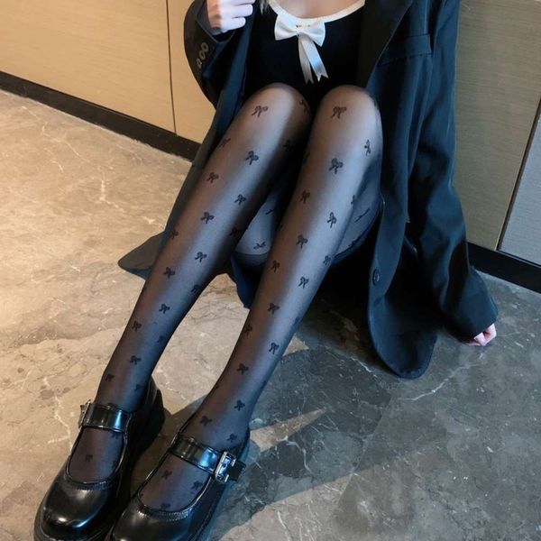 early autumn hong kong style versatile lace lolita stockings thin bow one-piece bottom socks, Black;white
early autumn hong kong style versatile lace lolita stockings thin bow one-piece bottom socks, Black;white