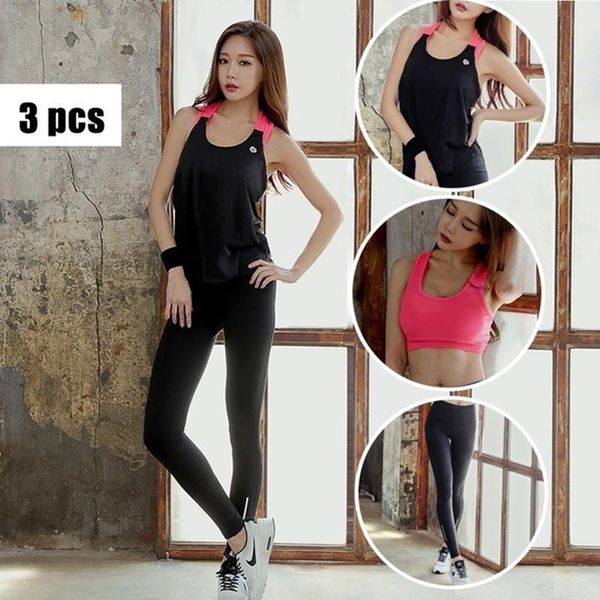 yoga outfits women sport suit red sportswear vest bra fitness clothing sports leggings workout gym running tracksuits 3pc set, White;red
yoga outfits women sport suit red sportswear vest bra fitness clothing sports leggings workout gym running tracksuits 3pc set, White;red