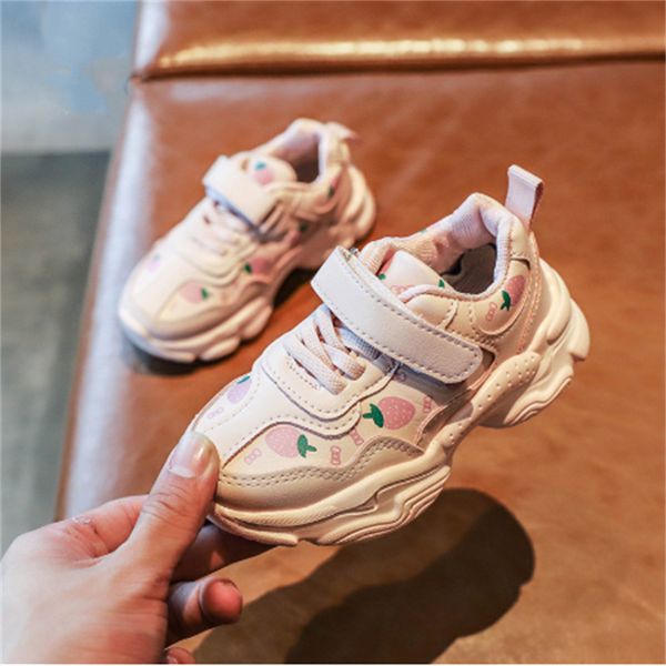 children sports 2020 spring kids korean lovely strawberry running shoes student pu girls sneakers, Black
children sports 2020 spring kids korean lovely strawberry running shoes student pu girls sneakers, Black
