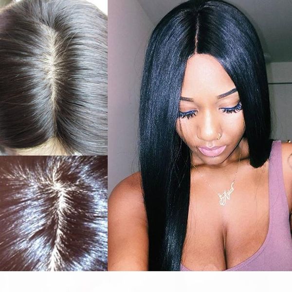 7a malaysian silk base full lace wig bleached knots swiss lace glueless silk lace front wig baby hair for black women, Black;brown
7a malaysian silk base full lace wig bleached knots swiss lace glueless silk lace front wig baby hair for black women, Black;brown