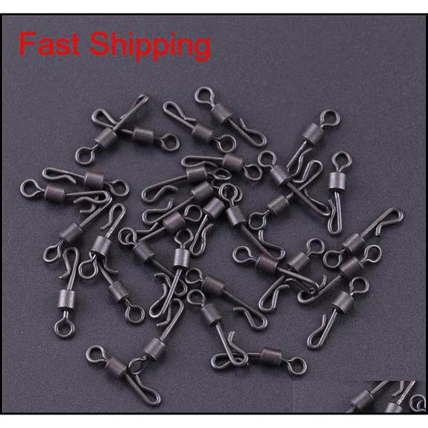 25pcs/lot large long body q-shaped black quick change swivels for carp fishing accessories size 4# fishing terminal tackle pesca podeg
25pcs/lot large long body q-shaped black quick change swivels for carp fishing accessories size 4# fishing terminal tackle pesca podeg