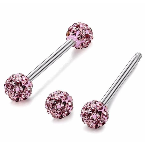 modrsa 2pcs stainless steel tongue ring barbell crystal ball ear stud lip tongue piercing body jewelry for women f jllcjp, Silver
modrsa 2pcs stainless steel tongue ring barbell crystal ball ear stud lip tongue piercing body jewelry for women f jllcjp, Silver