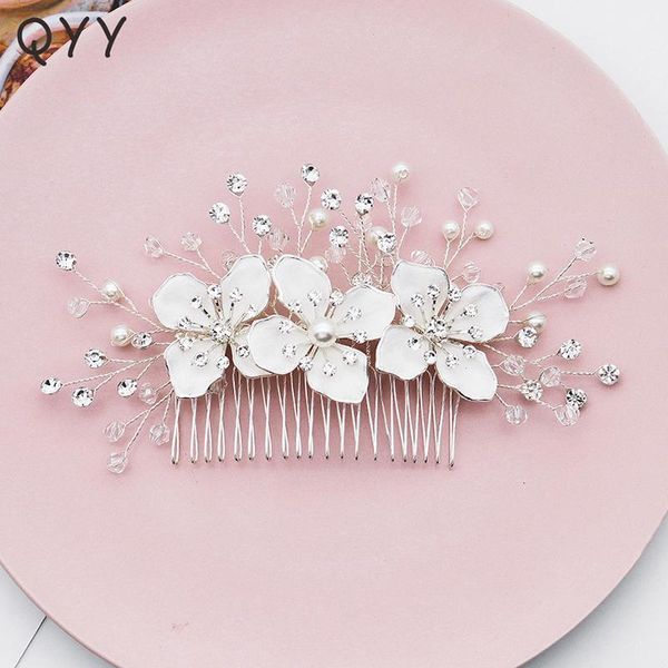 rhinestone цветочный волос расческой клип свадебные аксессуары ювелирные изделия перлы цвета серебра штыри для женщин украшения невесты голо, Silver
rhinestone цветочный волос расческой клип свадебные аксессуары ювелирные изделия перлы цвета серебра штыри для женщин украшения невесты голо, Silver