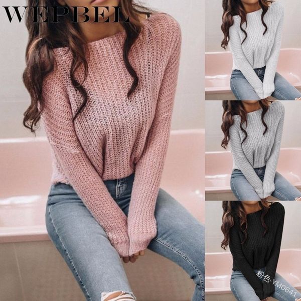 wepbel women casual autumn winter loose warm knitted pullover sweater ladies long sleeve o neck jumper knitwear outwear, White;black
wepbel women casual autumn winter loose warm knitted pullover sweater ladies long sleeve o neck jumper knitwear outwear, White;black