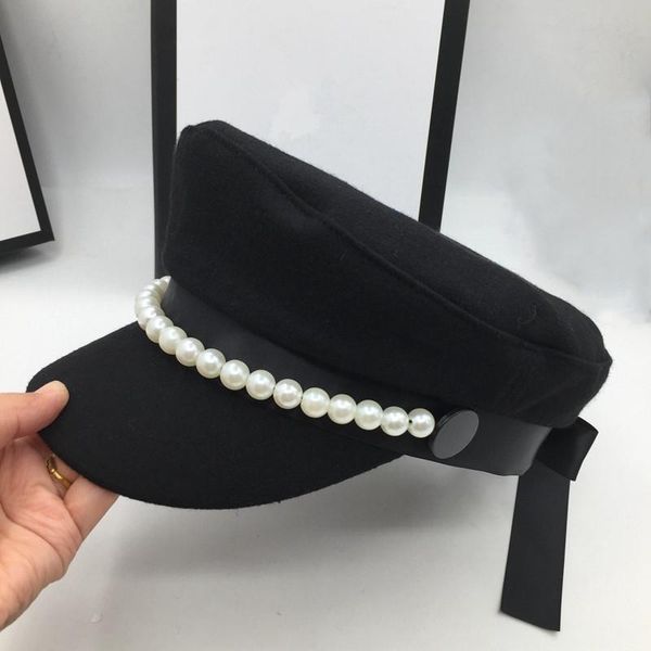 visors about web celebrity style wool navy hat pearl decoration elegant fashion cap bowknot is light and, Blue;gray
visors about web celebrity style wool navy hat pearl decoration elegant fashion cap bowknot is light and, Blue;gray