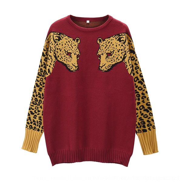 ql9ls new 2020 autumn and round large neck pullover leopard print sweater winter size sweater pullover sweatersweaterwomen's clothing, White;black
ql9ls new 2020 autumn and round large neck pullover leopard print sweater winter size sweater pullover sweatersweaterwomen's clothing, White;black