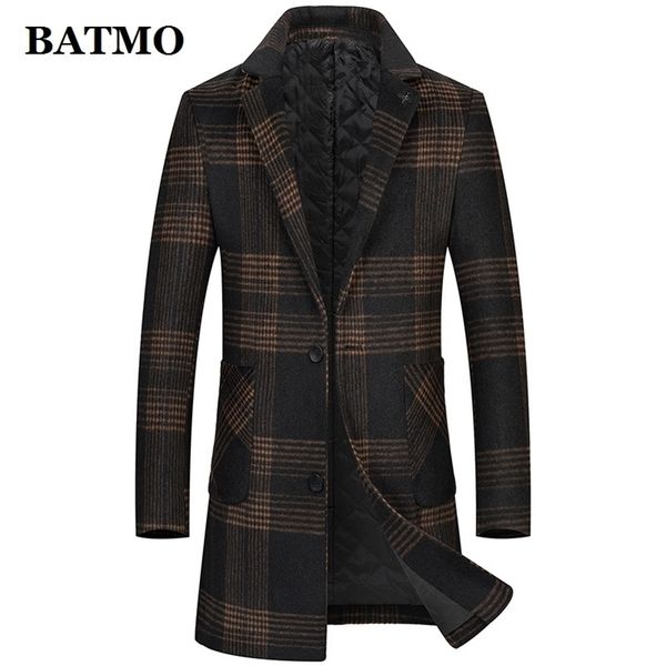 batmo new arrival autumn&winter wool trench coat men,men's plaid wool coat,plus-size m-5xl 2975 201223, Black
batmo new arrival autumn&winter wool trench coat men,men's plaid wool coat,plus-size m-5xl 2975 201223, Black