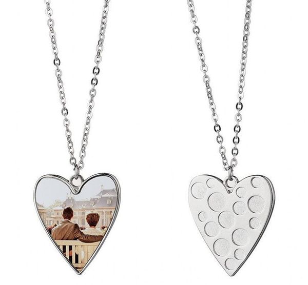 dhl sublimation blank love heart shaped necklace pendant with chain metal personality diy gift fashion necklaces women christmas, Black
dhl sublimation blank love heart shaped necklace pendant with chain metal personality diy gift fashion necklaces women christmas, Black