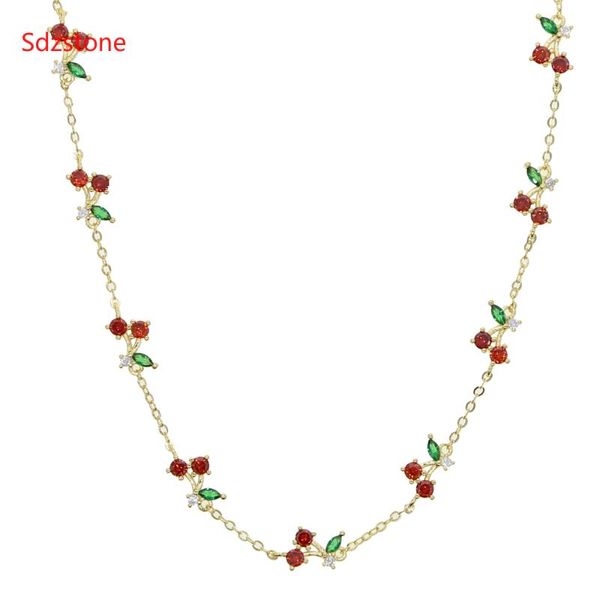 chains 2021 red green leaf cubic zirconia zircon cz shinning necklaces for women jewelry micro pave full stones pendant neclac, Silver
chains 2021 red green leaf cubic zirconia zircon cz shinning necklaces for women jewelry micro pave full stones pendant neclac, Silver