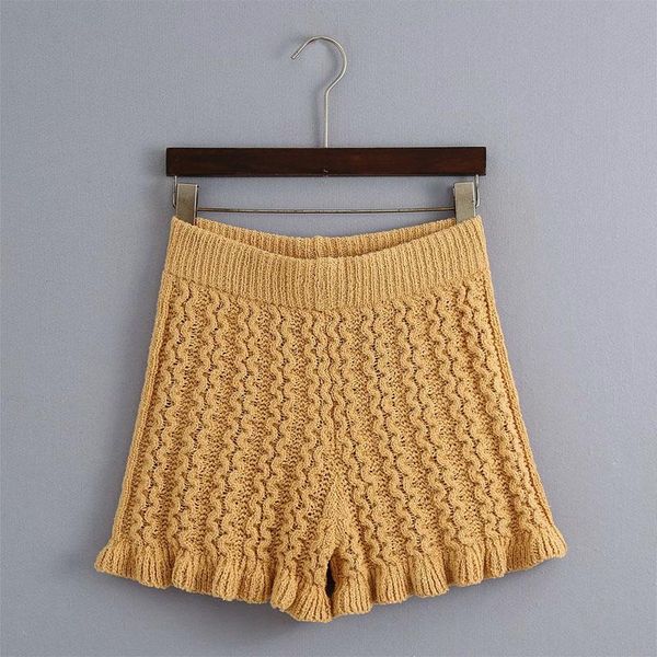 2020 summer women knitting shorts solid elastic waist ribbed new fashion brand shorts female elegant street sweet clothes, White;black
2020 summer women knitting shorts solid elastic waist ribbed new fashion brand shorts female elegant street sweet clothes, White;black