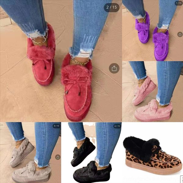 8lsbk winter slippers cotton snow boots chestnut red mop cotton yarn women's winter plus velvet wear chinelos all-around flat bottomed, Black
8lsbk winter slippers cotton snow boots chestnut red mop cotton yarn women's winter plus velvet wear chinelos all-around flat bottomed, Black