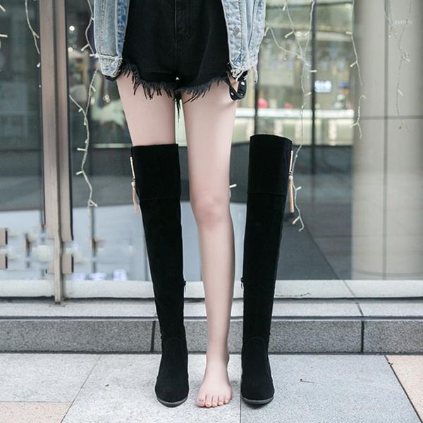 winter boots women over-the-knee long boots fashion increased wedges shoes long tube knight chaussures femme1, Black
winter boots women over-the-knee long boots fashion increased wedges shoes long tube knight chaussures femme1, Black
