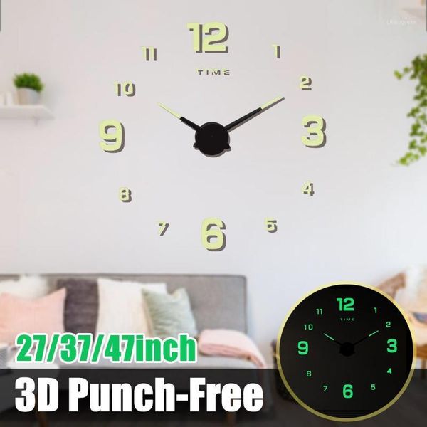luminous modern diy 3d wall clock acrylic large number mirror sticker wall hanging decorations new home office kids room clocks1
luminous modern diy 3d wall clock acrylic large number mirror sticker wall hanging decorations new home office kids room clocks1