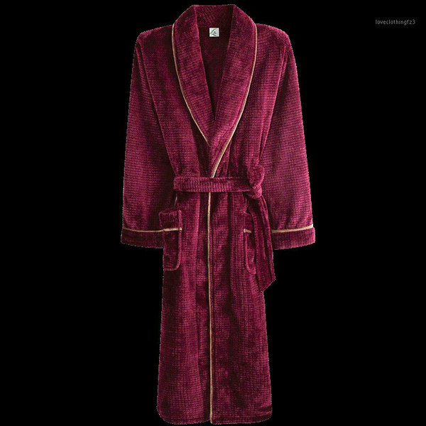 men's sleepwear men's winter warm robes thick lengthened plush shawl bathrobe kimono home clothes high-end red robe coat peignoir, Black;brown
men's sleepwear men's winter warm robes thick lengthened plush shawl bathrobe kimono home clothes high-end red robe coat peignoir, Black;brown