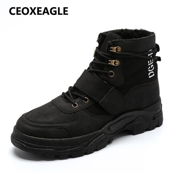 boots men winter with fur 2021 warm casual shoes footwear fashion anti-skidding rubber ankle 39-44, Black
boots men winter with fur 2021 warm casual shoes footwear fashion anti-skidding rubber ankle 39-44, Black