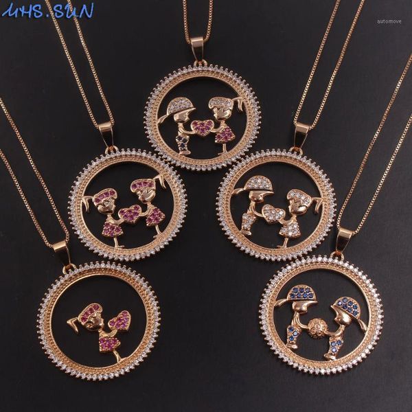 mhs.sun fashion mosaic zircon girls boys pendants necklace gold cz chain necklace for women couple jewelry party gifts1, Silver
mhs.sun fashion mosaic zircon girls boys pendants necklace gold cz chain necklace for women couple jewelry party gifts1, Silver