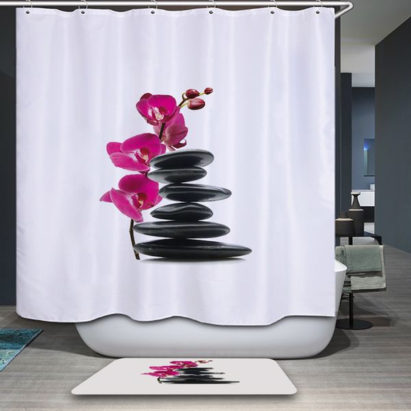 customizable 3d shower curtain purple orchid pattern thicken polyester waterproof bath curtains with hooks bathroom product
customizable 3d shower curtain purple orchid pattern thicken polyester waterproof bath curtains with hooks bathroom product