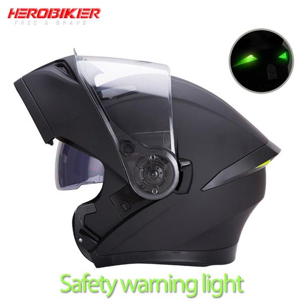 herobiker motorcycle helmet modular dual lens filp up helmet moto for men removable washable lining with night light led
herobiker motorcycle helmet modular dual lens filp up helmet moto for men removable washable lining with night light led