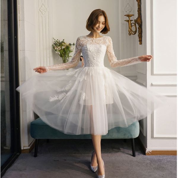2021 new -spring short dresses novia dress wedding gown soiree robe bride to be long bow uj80, Blue;red
2021 new -spring short dresses novia dress wedding gown soiree robe bride to be long bow uj80, Blue;red