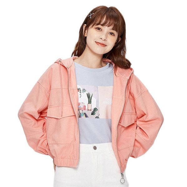 semir women 2020 summer new lazy casual fashion hooded jacket streetwear style trend