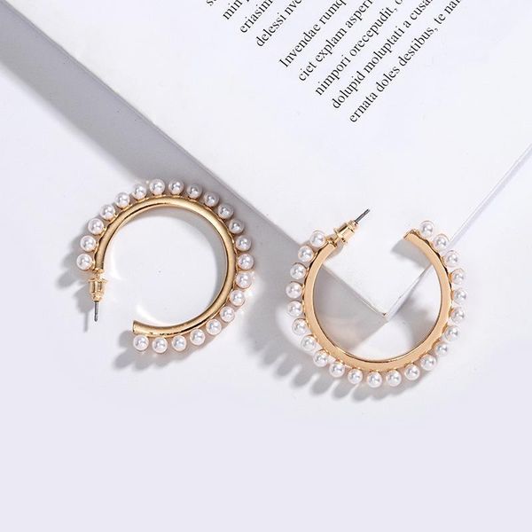 ujbox new imitation pearl earrings women gold alloy metal inlay stone earrings jewelry accessories1, Golden;silver
ujbox new imitation pearl earrings women gold alloy metal inlay stone earrings jewelry accessories1, Golden;silver