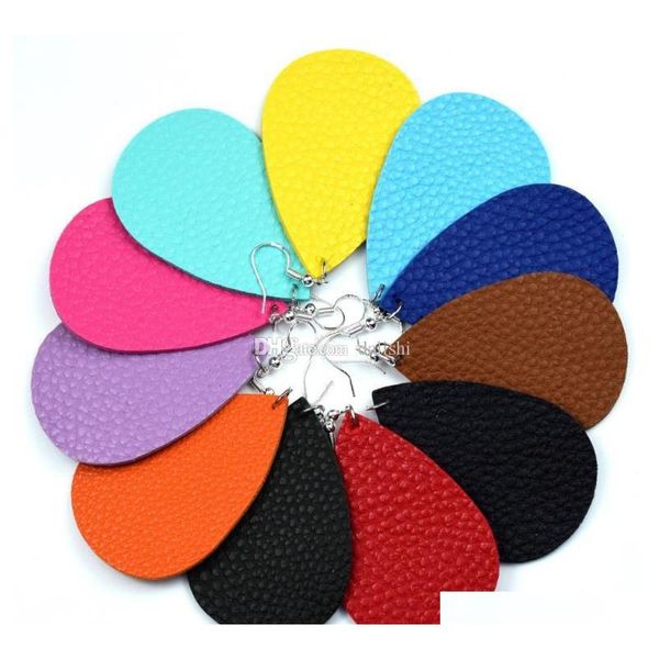 925 silver plated hook 11colors litchi pattern teardrop pu leather earrings faux leather water drop earring boho ubuvk
925 silver plated hook 11colors litchi pattern teardrop pu leather earrings faux leather water drop earring boho ubuvk