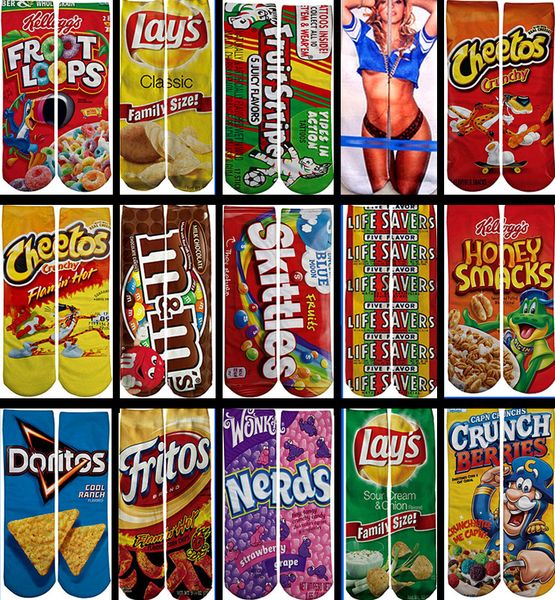 factory new 600 colours mens womens kids funny 3d printed cartoon socks cheerleader sports stocking potato chips puffed food socks, Black
factory new 600 colours mens womens kids funny 3d printed cartoon socks cheerleader sports stocking potato chips puffed food socks, Black