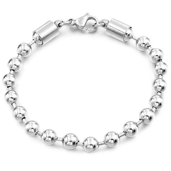stainless steel beaded ball bracelet for women lobster clasp chain men bangle jewelry new 2020 bijioux, Black
stainless steel beaded ball bracelet for women lobster clasp chain men bangle jewelry new 2020 bijioux, Black