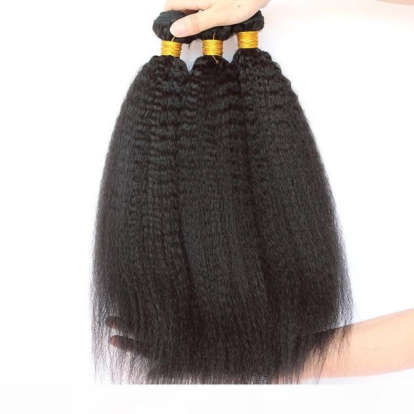 kinky straight hair bundle brazilian hair weave bundles deal 100% human virgin hair extension weaving dolago, Black 
kinky straight hair bundle brazilian hair weave bundles deal 100% human virgin hair extension weaving dolago, Black