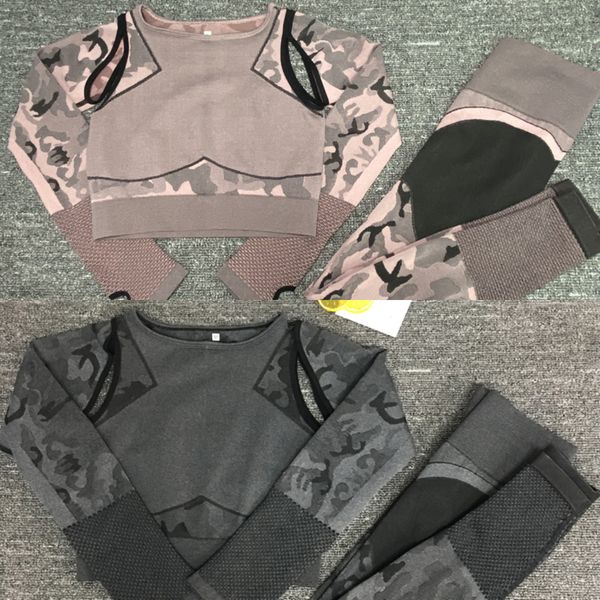 sport fitness seamless yoga set suit camouflage workout clothes gym for women leggings breathable long-sleeved yoga suit c0122, Black;white
sport fitness seamless yoga set suit camouflage workout clothes gym for women leggings breathable long-sleeved yoga suit c0122, Black;white