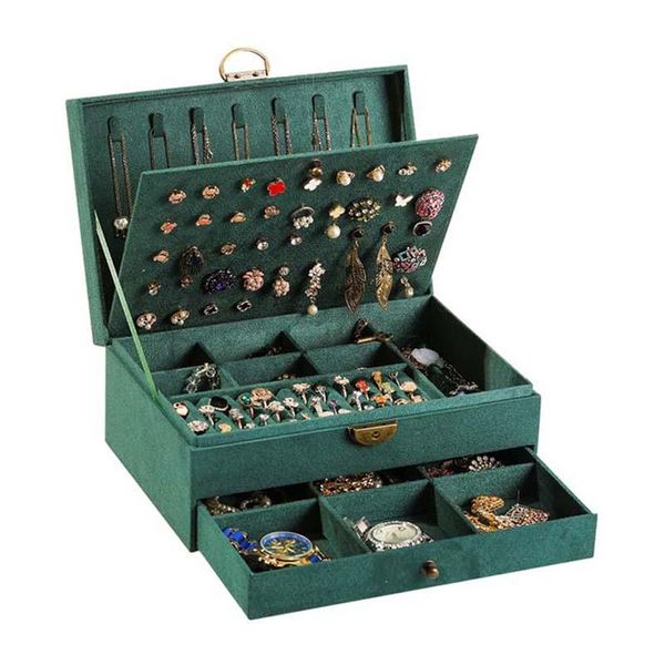 2021 new vintage jewelry box classical oriental charm with antique retro brass lock large capacity, Pink;blue
2021 new vintage jewelry box classical oriental charm with antique retro brass lock large capacity, Pink;blue