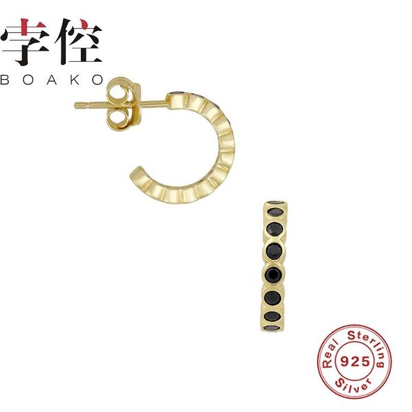 hoop & huggie boako black diamond semicircle earrings hoops 925 sterling silver for women zircon earring jewelry brincos, Golden;silver
hoop & huggie boako black diamond semicircle earrings hoops 925 sterling silver for women zircon earring jewelry brincos, Golden;silver