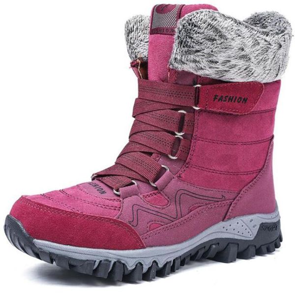 new fashion suede leather women snow boots winter warm plush womens boots non-slip ankle platform shoes for women sh509, Black
new fashion suede leather women snow boots winter warm plush womens boots non-slip ankle platform shoes for women sh509, Black