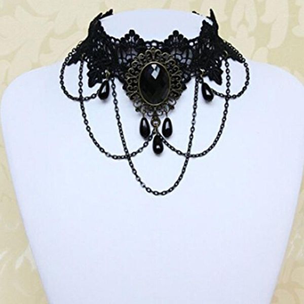 fashion women vintage retro short gothic steampunk lace flower choker necklace jewellery statement necklace pendant necklaces1, Silver
fashion women vintage retro short gothic steampunk lace flower choker necklace jewellery statement necklace pendant necklaces1, Silver
