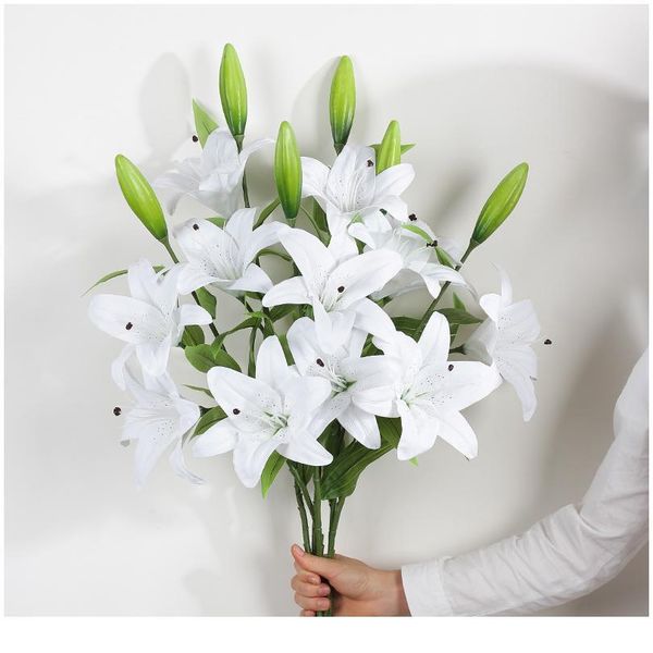 1pc lily bouquet artificial flower real touch flower for wedding home party decoration diy artificial fake flower shooti jllutw
1pc lily bouquet artificial flower real touch flower for wedding home party decoration diy artificial fake flower shooti jllutw
