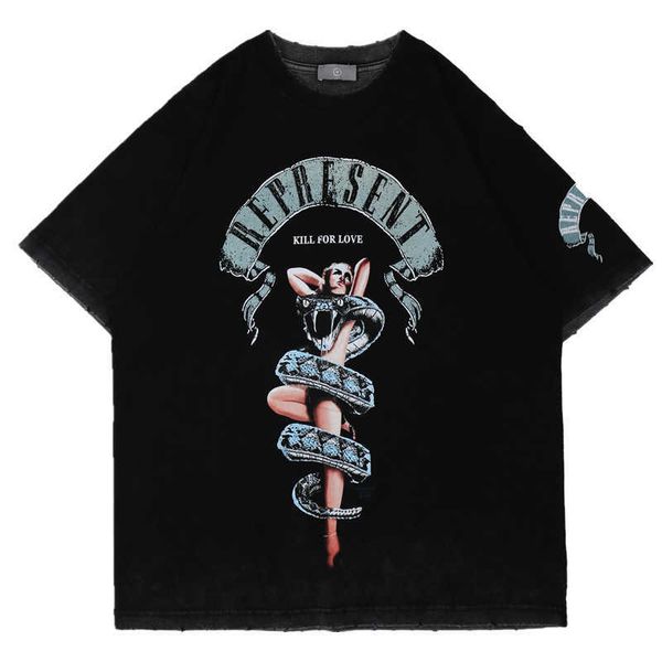 men's t-shirts 2021 summer new fashion brand washed and worn tattered print personalized street hip hop men's loose cotton t-shirt, White;black
men's t-shirts 2021 summer new fashion brand washed and worn tattered print personalized street hip hop men's loose cotton t-shirt, White;black