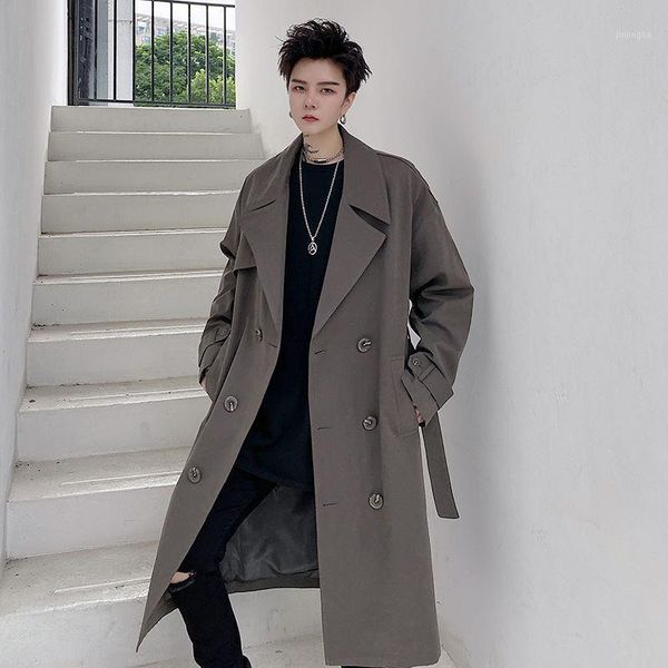 2020 autumn and winter new youth popular loose solid color korean double-breasted suit collar trench coat fashionable casual, Tan;black
2020 autumn and winter new youth popular loose solid color korean double-breasted suit collar trench coat fashionable casual, Tan;black