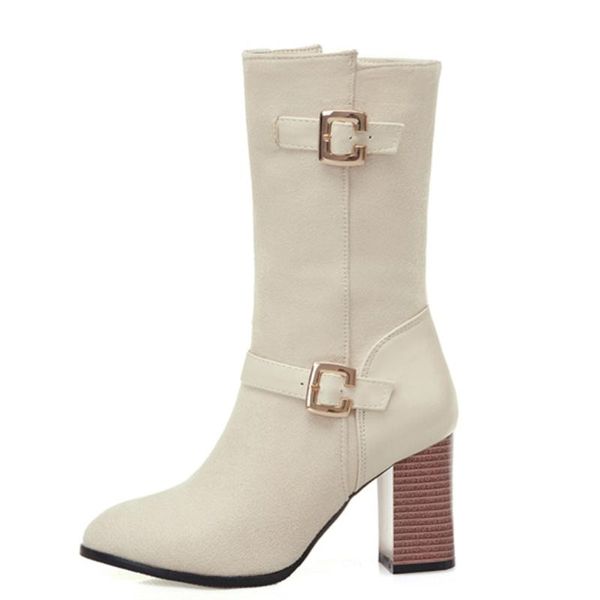 fashion buckle mid-calf boots women square high heels women's boots 2020 autumn winter flock red black shoes ladies large size
fashion buckle mid-calf boots women square high heels women's boots 2020 autumn winter flock red black shoes ladies large size