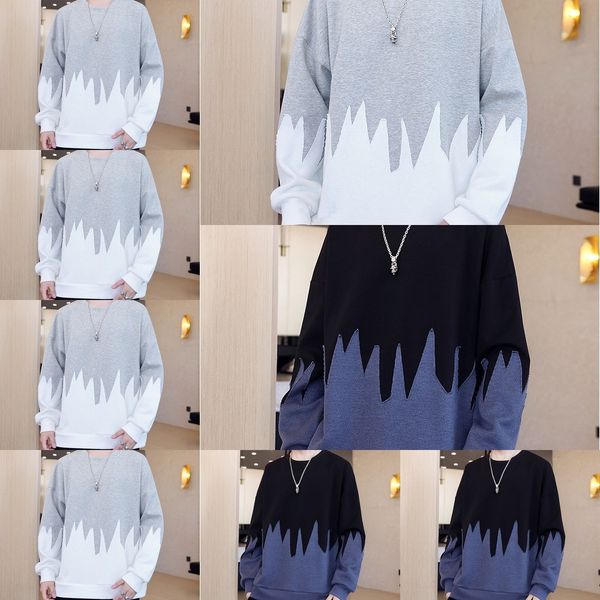 kcjop autumn 2020 new round stitching loose neck sweater men's ins shirtmen's brand couple casual contrast color shirt sweater shi, Black
kcjop autumn 2020 new round stitching loose neck sweater men's ins shirtmen's brand couple casual contrast color shirt sweater shi, Black