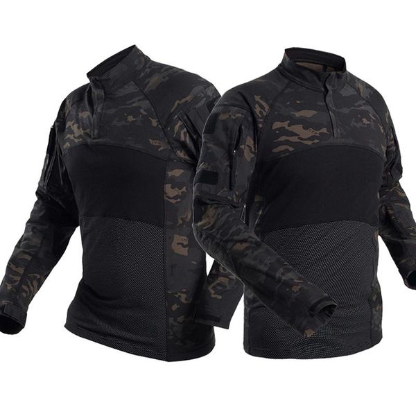 men 2020 news combat shirts proven tactical clothing uniform cp camouflage army suit breathable work clothes, Gray;blue
men 2020 news combat shirts proven tactical clothing uniform cp camouflage army suit breathable work clothes, Gray;blue
