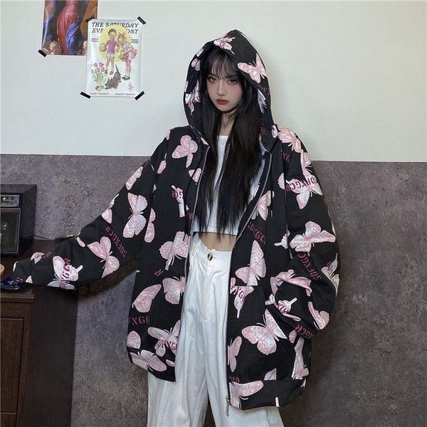 deeptown hip hop sweatshirt women autumn fashion 2020 korean print hoodie long sleeve women streetwear loose zip up hoodie, Black
deeptown hip hop sweatshirt women autumn fashion 2020 korean print hoodie long sleeve women streetwear loose zip up hoodie, Black