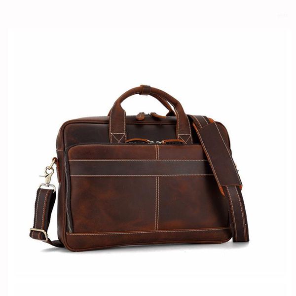 briefcases men briefcase genuine leather lapbag 15.6" pc lawyer computer cowhide male cow men1
briefcases men briefcase genuine leather lapbag 15.6" pc lawyer computer cowhide male cow men1