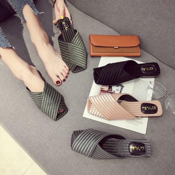 silk shoes woman cross-tied slippers all match flip flops brief comfortable slides casual flat sandals femme 2019mules footwear x1020, Black
silk shoes woman cross-tied slippers all match flip flops brief comfortable slides casual flat sandals femme 2019mules footwear x1020, Black