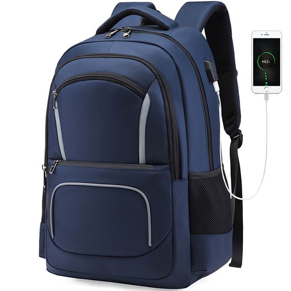 new men's waterproof backpack oxford cloth material with usb multi-function large-capacity business casual lapstudent bag
new men's waterproof backpack oxford cloth material with usb multi-function large-capacity business casual lapstudent bag
