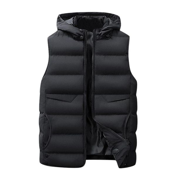 men's vests autum winter vest warm hooded jacket sleeveless for men plus size waistcoat solid casual thicken mens work, Black;white
men's vests autum winter vest warm hooded jacket sleeveless for men plus size waistcoat solid casual thicken mens work, Black;white