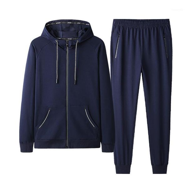 running sets 140kg can wear sport set men cotton hoodies suit windproof loose gym clothing 2021 big size sportswear jogging sets1, Black;blue
running sets 140kg can wear sport set men cotton hoodies suit windproof loose gym clothing 2021 big size sportswear jogging sets1, Black;blue