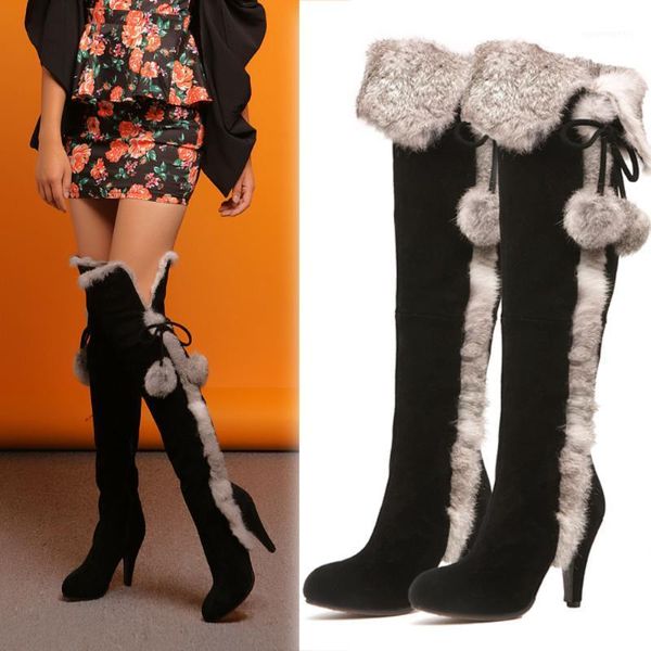 2021 new high-tube women's boots, cowhide boots, snow fashion warm, plush party shoes, high heels 33-461, Black
2021 new high-tube women's boots, cowhide boots, snow fashion warm, plush party shoes, high heels 33-461, Black